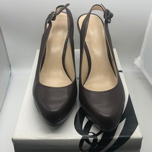 Nine West Leather shoes, sling back